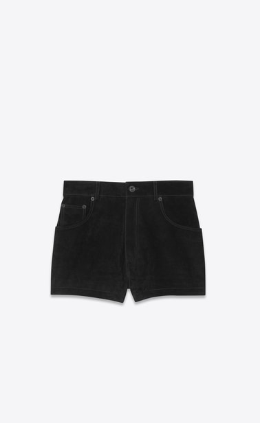 suede shorts
